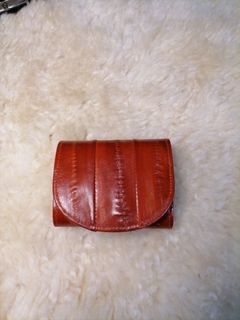 EEL Skin Leather Coin Purse