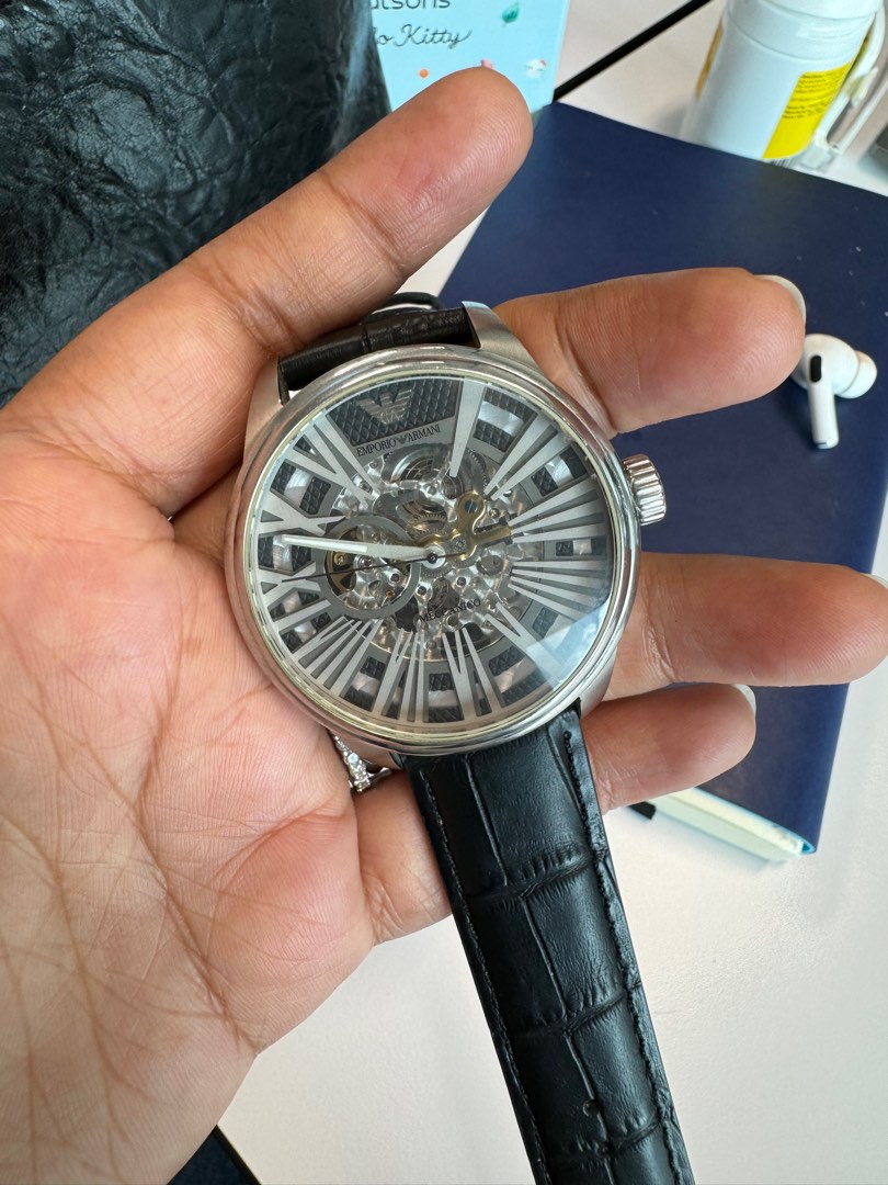 Armani skeleton watch ar4629 cheap