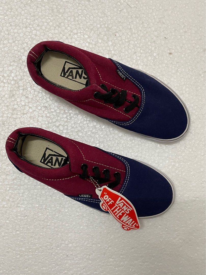 Maroon and blue vans cheap