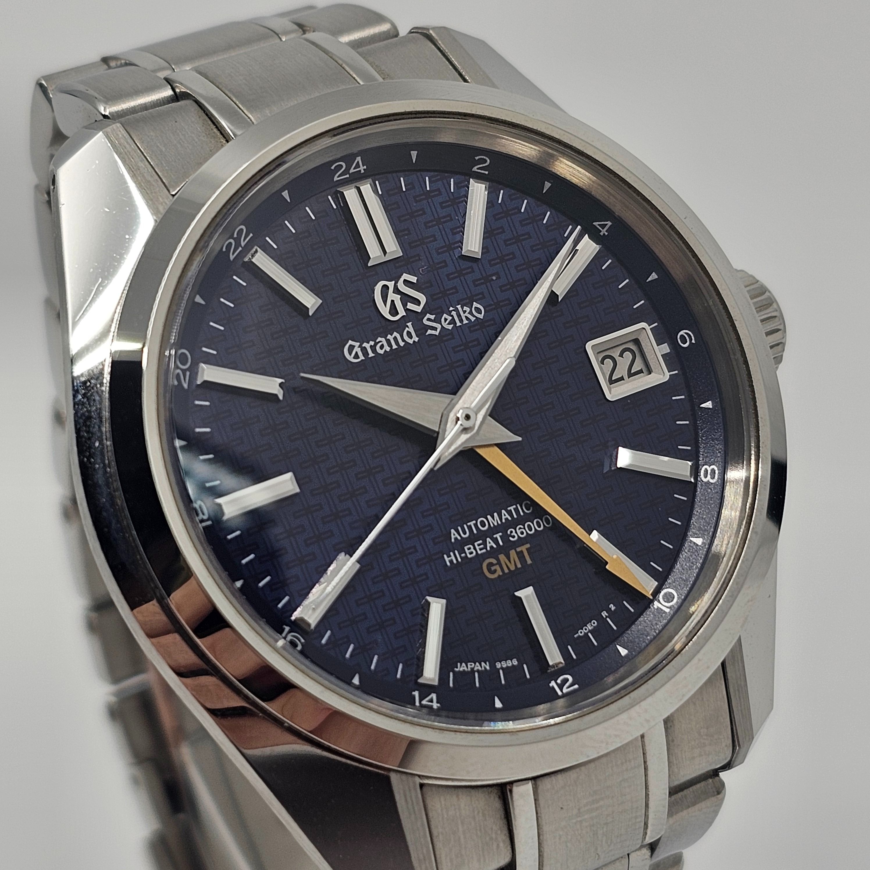 Grand Seiko Hi Beat GMT Asia Edition Kasuri Limited 250 pcs SBGJ225