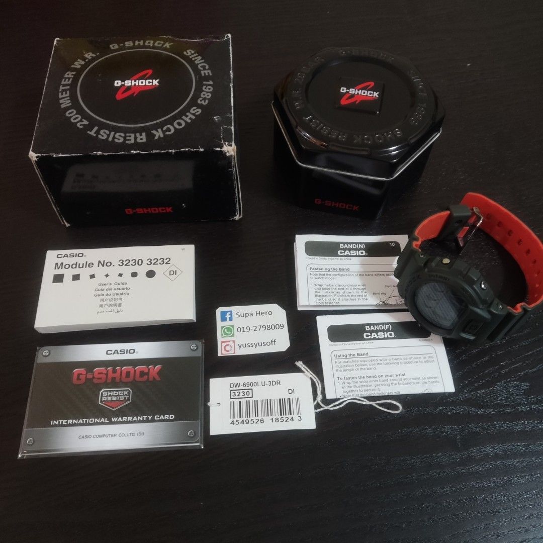 G Shock DW 6900 LU3 Men s Fashion Watches Accessories Watches on Carousell
