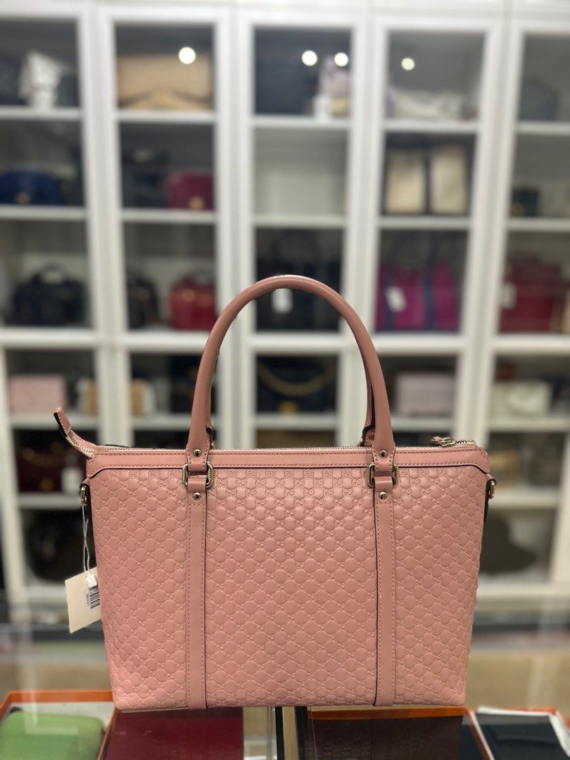 Gucci GG Joy Micro Guccissima Pink Leather Bag