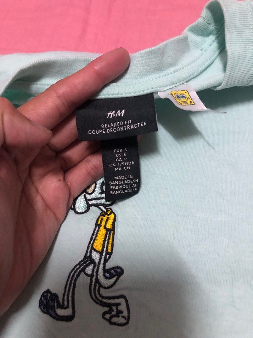 H&M squidward shirt (Category: Tshirts & Polo Shirts ) located in Baguio. Submitted by donafaye (Listing ID 1305503082, Image 3). Description: H&M squidward shirt Small on tag Signs of usage Ang cute.