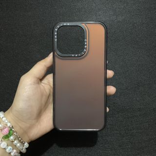 iPhone 15 Pro Dark Iridescent Hard Matte Shockproof Phone Case