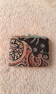 Kisslock small wallet soft leather