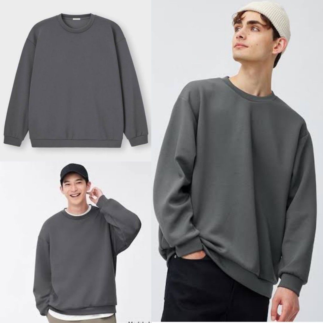 Uniqlo double face pullover hot sale