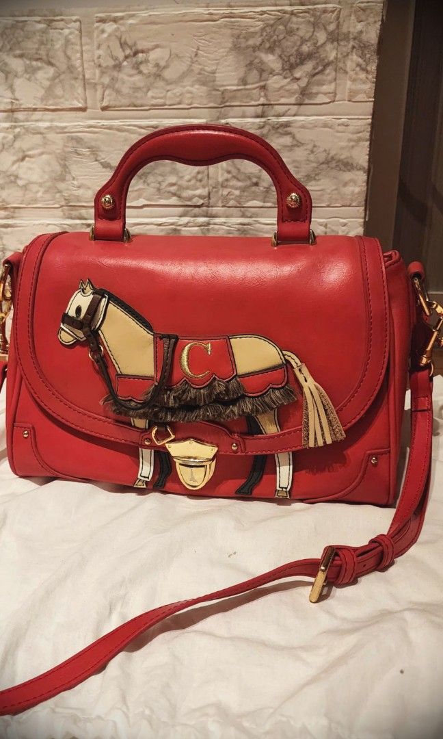 Lapalette korea bag horse pink bag