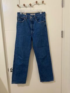 LEVI’S 501 Ribcage Straight Ankle Jeans