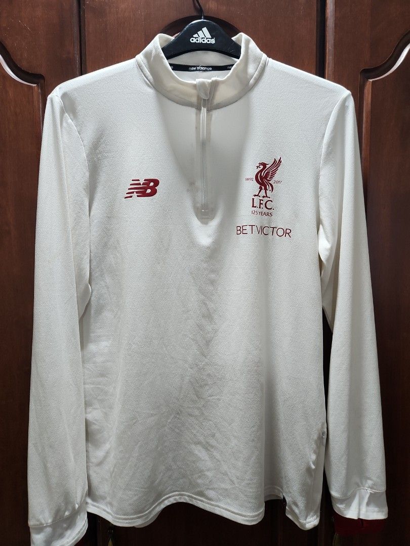 Liverpool FC 125 Years Half Zip Shirt