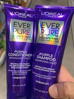 LOreal Paris Ever Pure Purple Shampoo and Conditioner