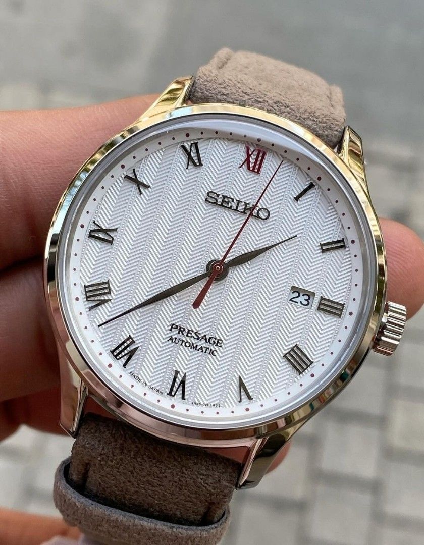 *Lowest Price*SEIKO PRESAGE ZEN GARDEN SRPG25 Men's Automatic Textured ...