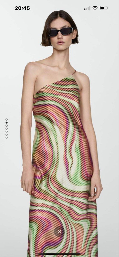 mango printed satin dress Lexus C on LTK