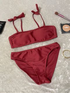Maroon Bikini Set - Lovi Poe x Bench Collaboration