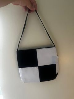 Minimalist black and white Mini Handbag