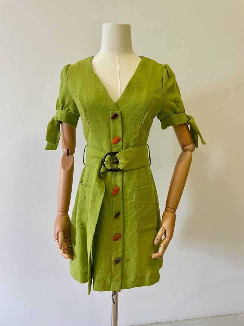 Moon river button front dress shop