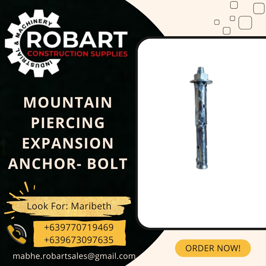Mountain Piercing Expansion Anchor- bolt Code: CSWP-01 Capacity: 8x60 ...