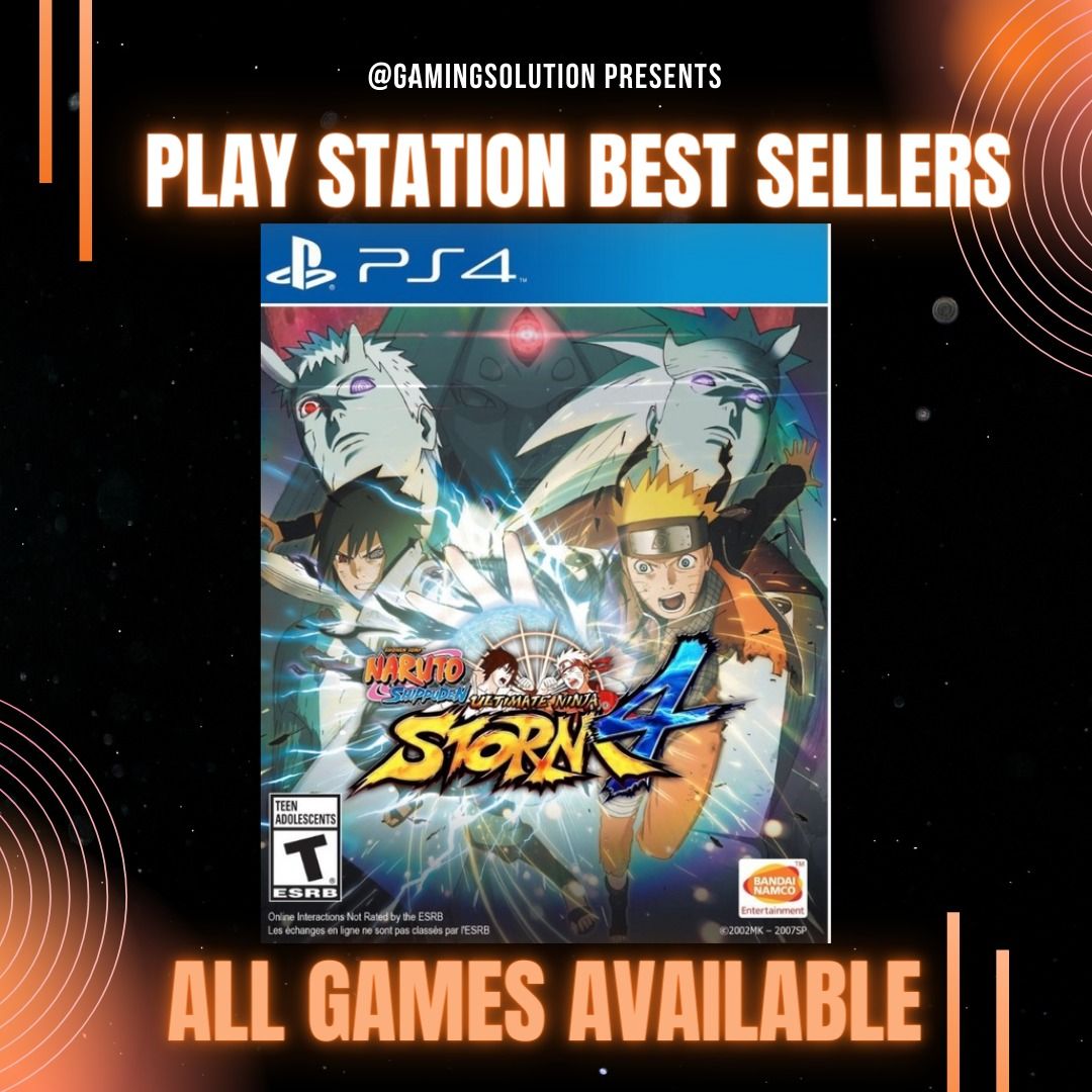 🔥Naruto Shippuden: Ultimate Ninja Storm 4 | PS4 PS5 Playstation Digital  Games 🔥, Video Gaming, Video Games, PlayStation on Carousell