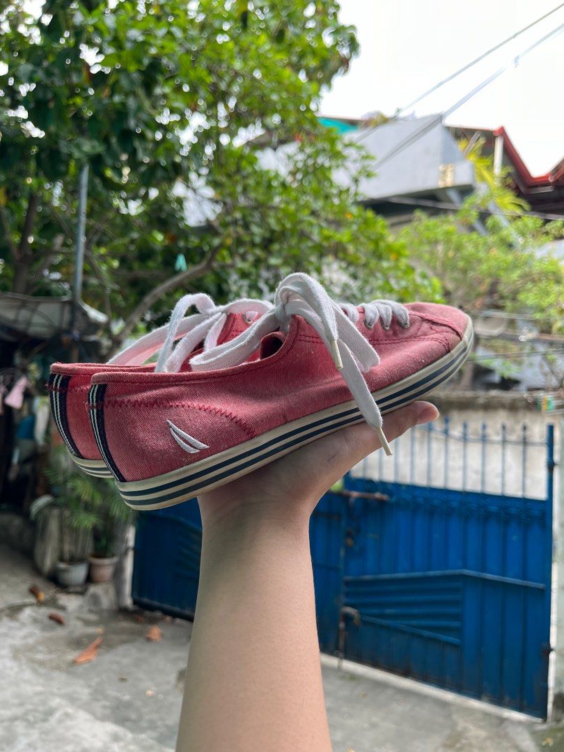 Nautica sneakers pink hot sale
