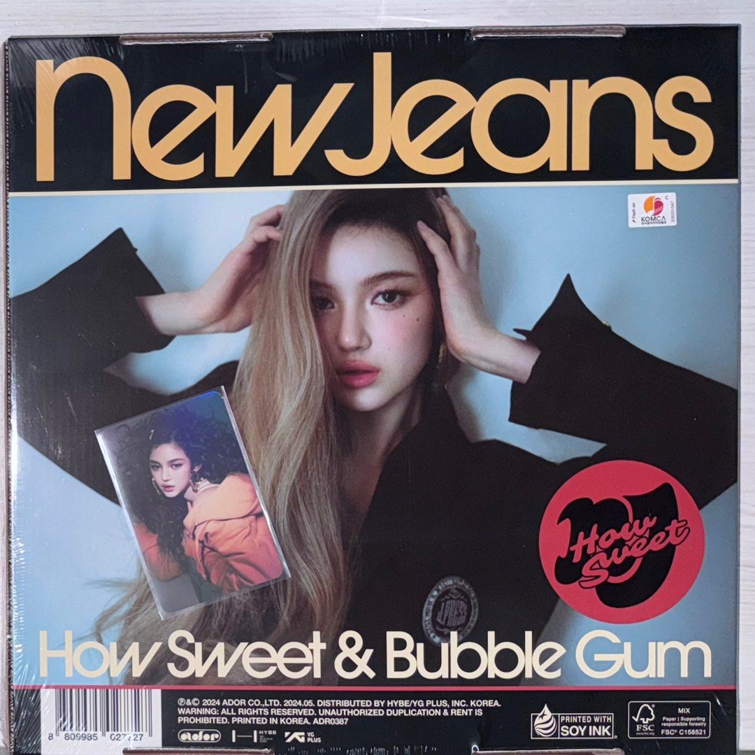 現貨🥕NewJeans 'How Sweet'連aladin特典小卡🐰Minji Hanni