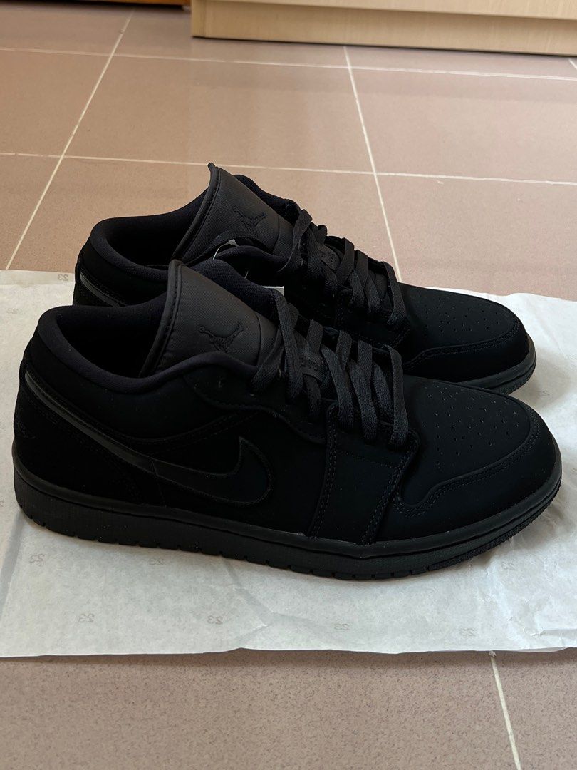 Nike air jordan triple black shop