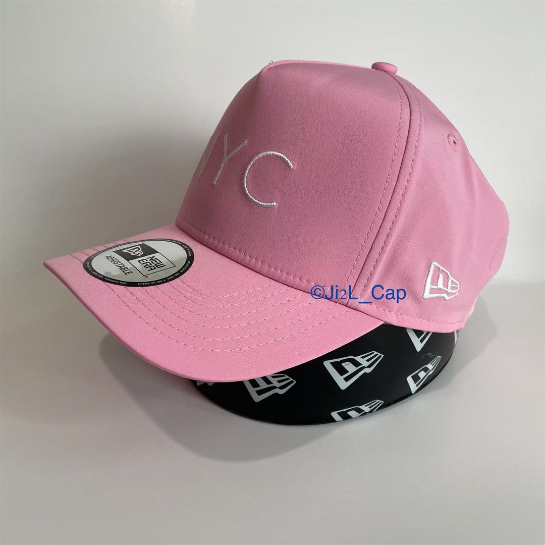 NYC 粉紅色Pink Cap 帽New Era 全新spandex, 女裝, 手錶及配件, 帽 