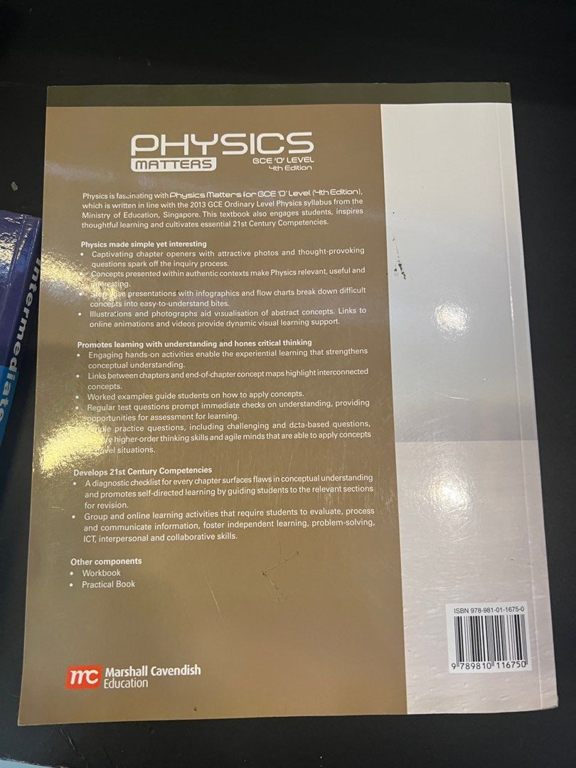 Physics Matters (Category: Textbooks) located in Quezon City. Submitted by b.caster (Listing ID 1305566017, Image 2). Description: Physics Matters GCE O LEVEL by dr charles chew chow siew foong dr ho boon tiong.