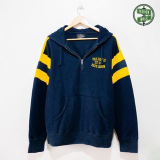 POLO JEANS CO. quarter-zip with hood