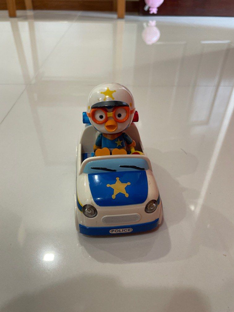 Pororo police car Hobbies Toys Toys Games on Carousell