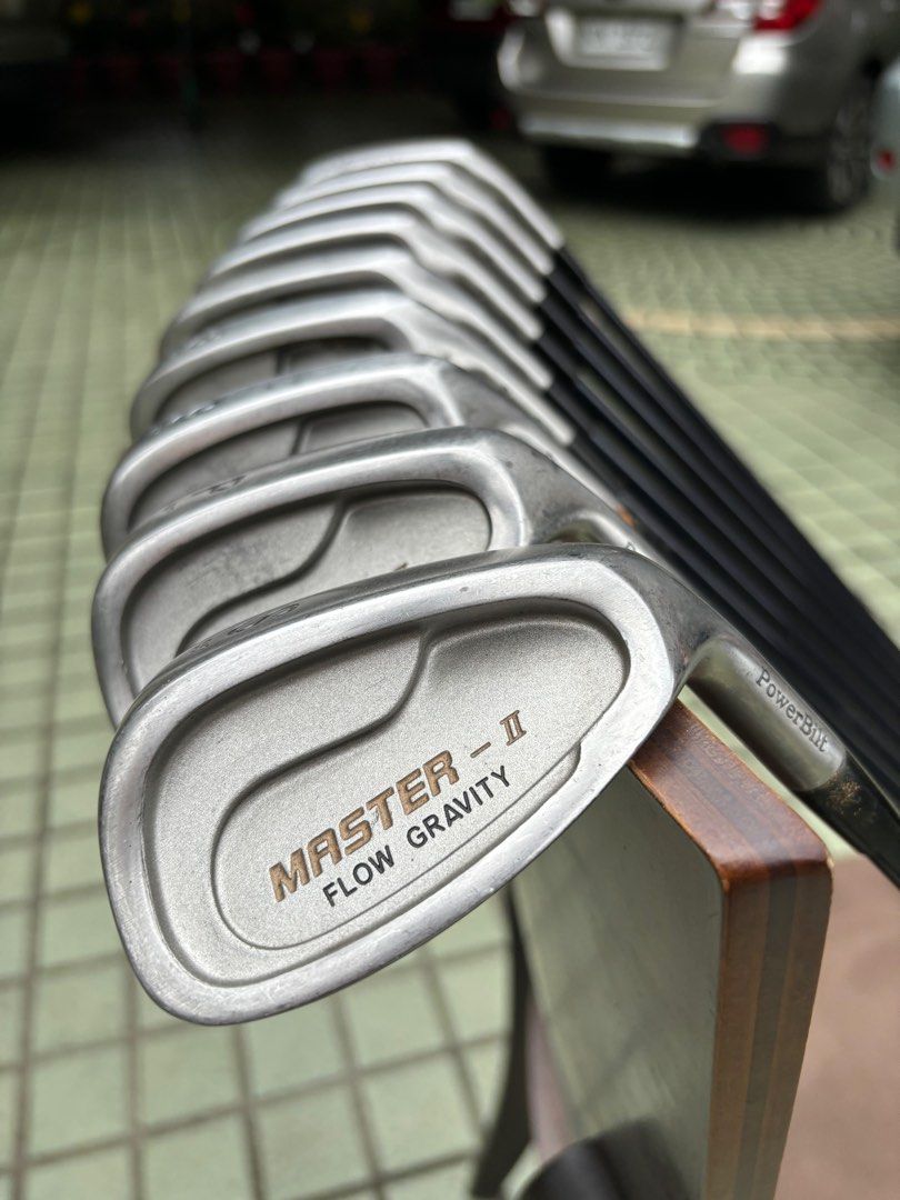 PowerBilt Golf Set for Beginners (Category: Golf) located in Manila. Submitted by eclipse58 (Listing ID 1305504428, Image 3). Description: COMPLETE PowerBilt Master 2 Golf Set ✅️ 3-9 Irons, Pitching Wedge & Sand Wedge ✅️ MacGregor Key-Site Driver, MacGregor Key-Site 3 & 5 Woods ✅️ Putter & Brown Golf Bag ✅️ Original PowerBilt Graphite Shaft & Grips ✅️ Very good condition & NO ISSUES Selling Price: 6,500 Location: Quezon City.