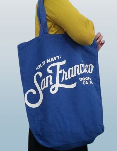 Old Navy Canvas Tote Women s Fashion Bags Wallets Tote Bags on Carousell
