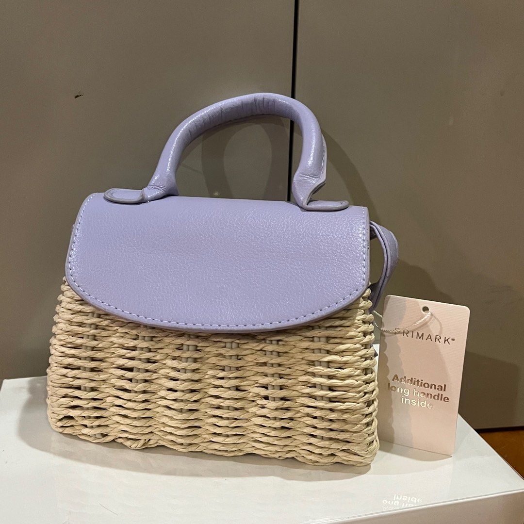 PRIMARK Wicker Beach Basket Bag Purse Women s Fashion Bags Wallets Cross body Bags on Carousell