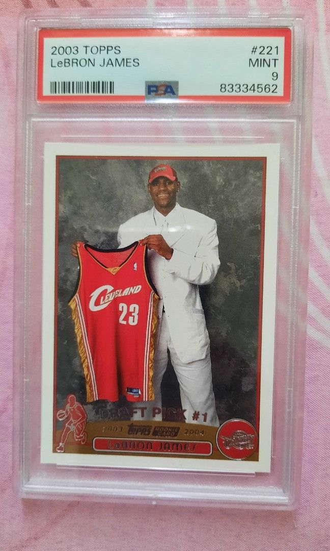 PSA Graded Lebron James Topps Rookie Card, Hobbies & Toys ...