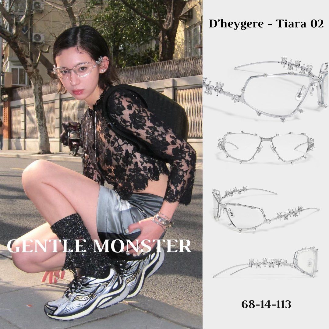 Ready Stock) D'heygere - Tiara 02 | Gentle Monster Glasses | 68-14