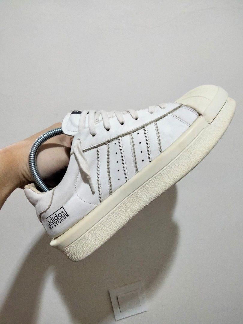 Rick Owens Adidas Mastodon Low White Cream Superstar Sneakers Sepatu Shoes