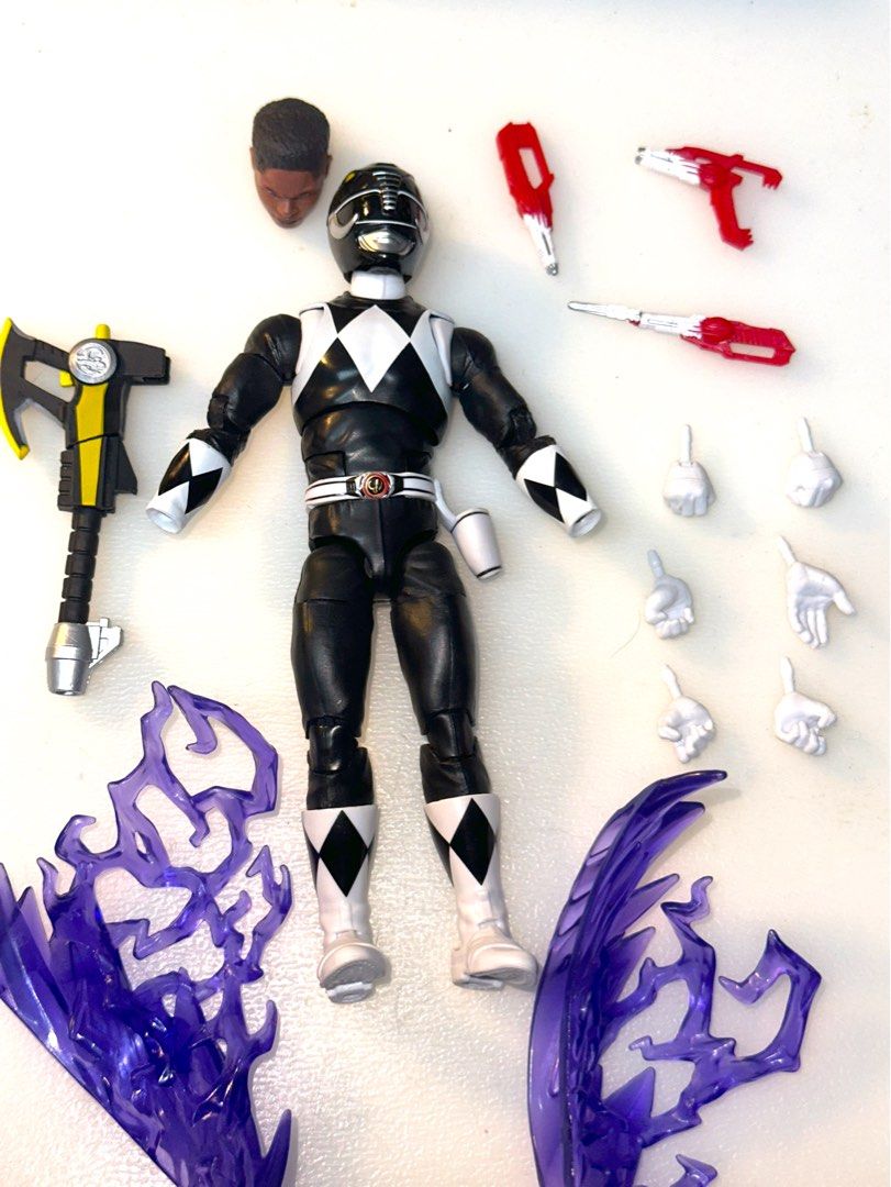 (SEE PIC) MMPR Black Power Ranger Remastered Lightning Collection ...