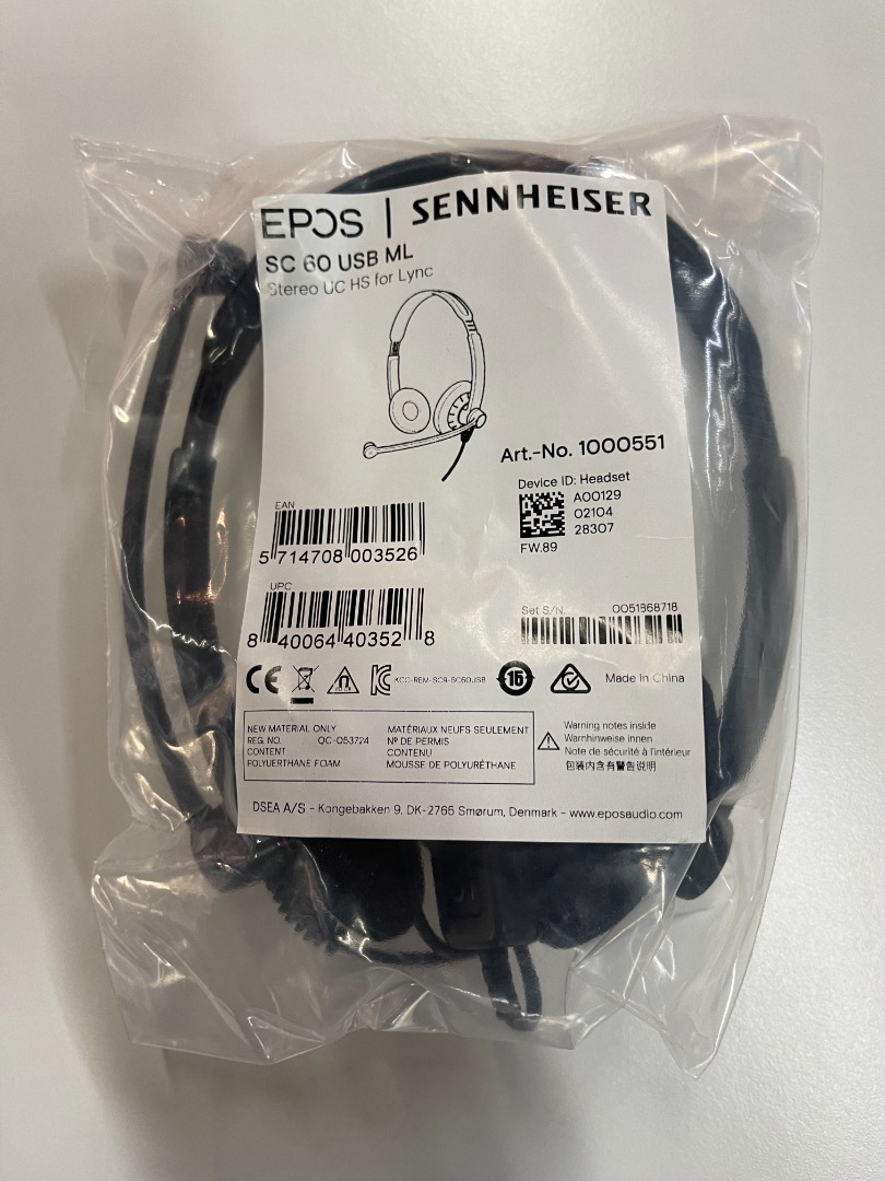 Sennheiser sc60 for lync best sale