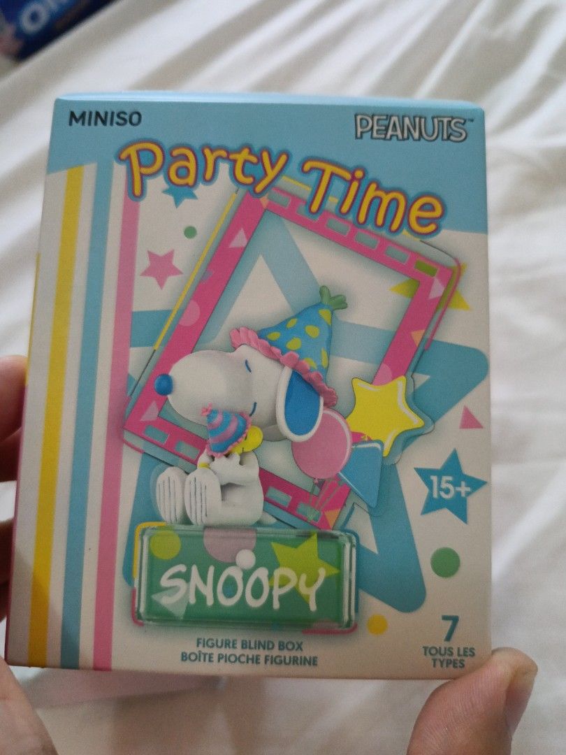 Snoopy Peanuts Party Time Blind Box (Sally) (Category: Designer & Blind Box Toys) located in Rizal. Submitted by coolfindsshop (Listing ID 1305551756, Image 1). Description: Selling at SRP Cost price (No markup) RFS: Need funds for camera repair and dog items :) Meetups in Lrt antipolo station, anonas, cubao, q ave, North by sched grab and lalamove possible by buyer's booking Feel free to inquire!.