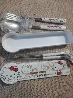Spoon fork and chopsticks set