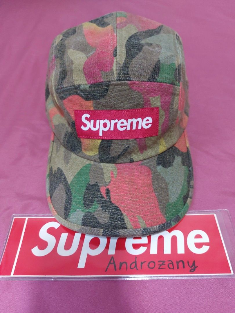 Supreme washed canvas camp cap cheap