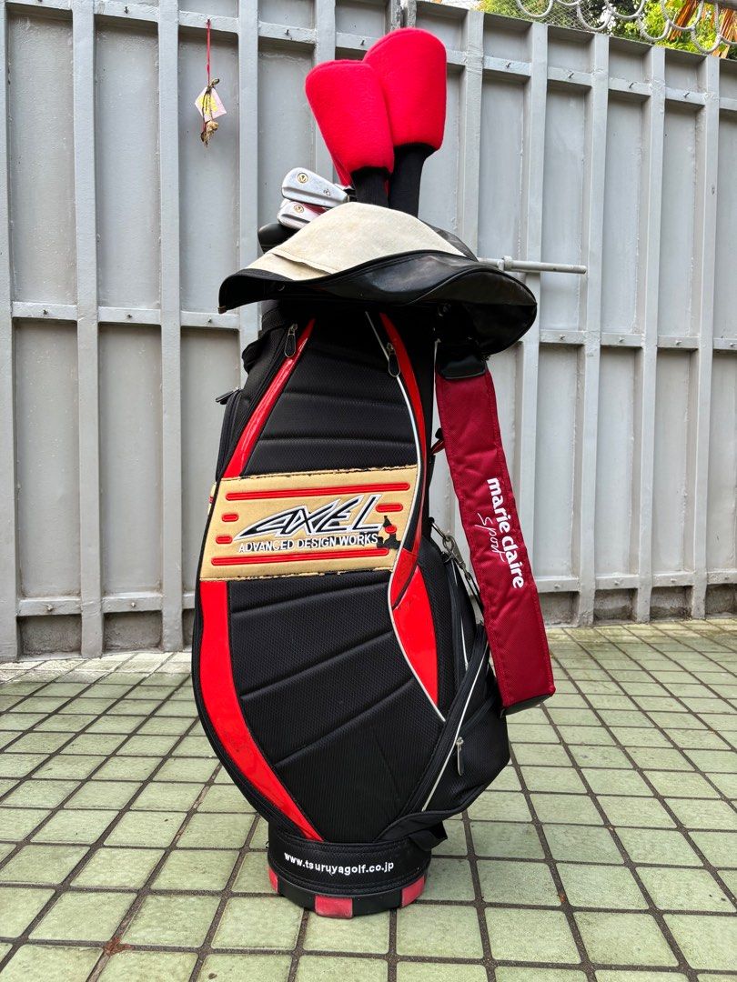 Taylormade Golf Set with Axel Bag (Complete) (Category: Golf) located in Manila. Submitted by eclipse58 (Listing ID 1305502995, Image 1). Description: COMPLETE Taylormade ICW Golf Set ✅️ 3-9 Irons, Pitching Wedge & Sand Wedge ✅️ Taylormade Burner Driver, Taylormade 3, 4 & 5 Woods ✅️ Zebra Putter & Axel Golf Bag ✅️ Original Taylormade Graphite Shaft & Grips ✅️ Very good condition & NO ISSUES Selling Price: 7,200 Location: Quezon City.
