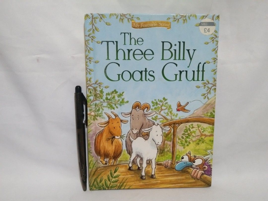The Three Billy Goats Gruff (Category: Children's Books) located in Quezon City. Submitted by sky_bookstore (Listing ID 1305667592, Image 1). Description: Hardcover Book Note: We sell pre-loved books. Some books may have minor flaws, such as shelf wear, creases and other common signs of usage. Location: Sauyo, QC.