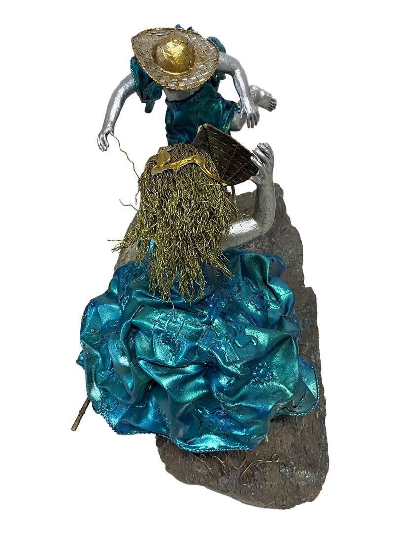 Tinikling - Pepe Mendoza (Category: Vintage Collectibles) located in Taguig. Submitted by drybrushgallery (Listing ID 1305539530, Image 3). Description: Tinikling Pepe Mendoza, 2021 Mild Steel and Brass Artwork Dimension: 18" x 23" x 11" with Certificate of Authenticity PM FOR INQUIRY 0919 005 0750 .