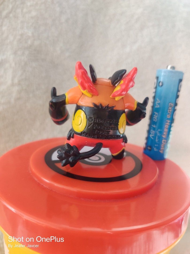 Tomy Pocket Monsters Pokemon Emboar Figure, Hobbies & Toys, Toys ...