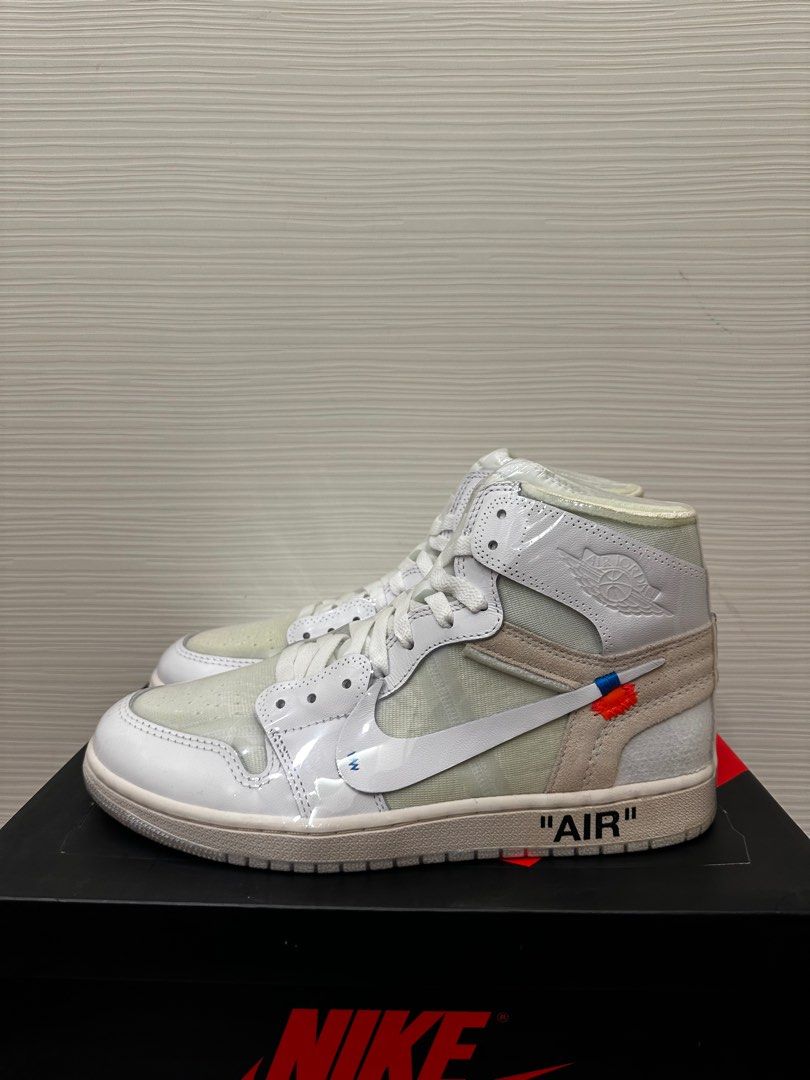 US Air Jordan High Off White EU Exclusive White, Men's