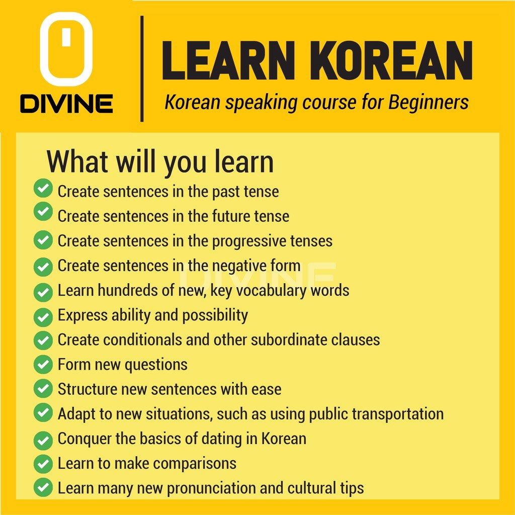 Korean Course Korean For Beginners Swipe To See What's NEW In KLP This Winter! This