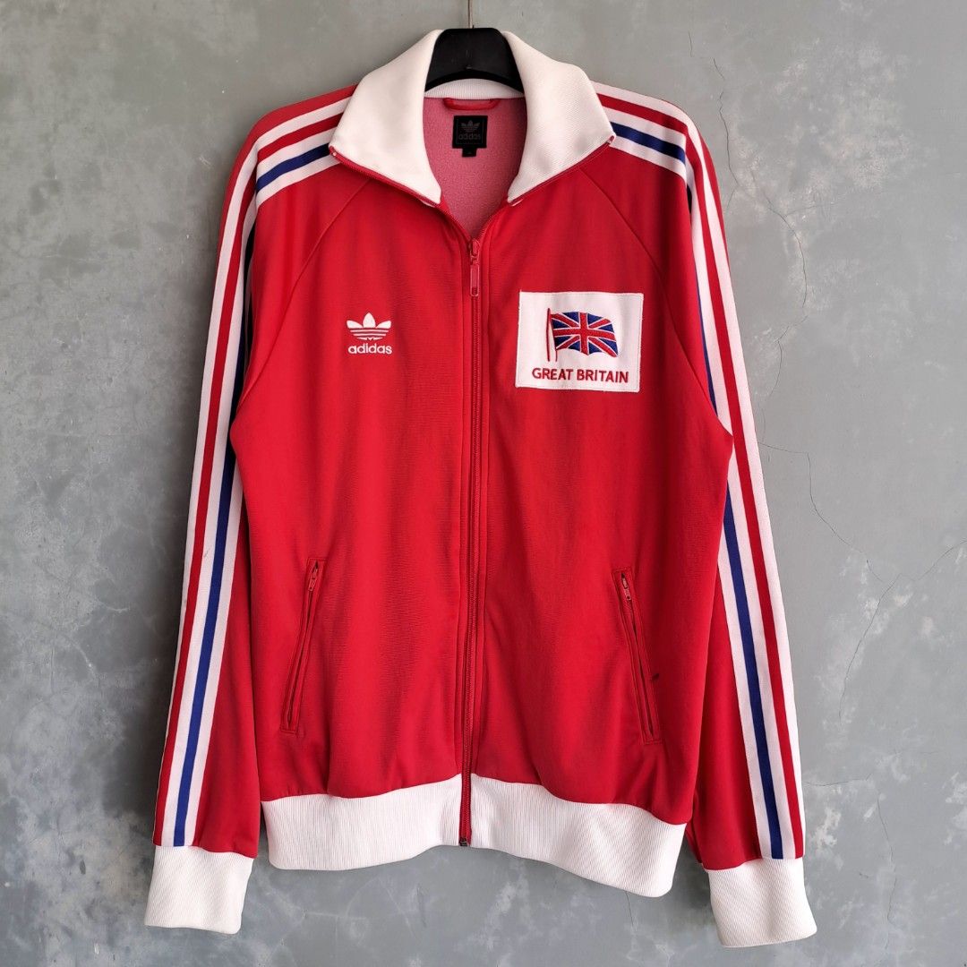 adidas great britain track top
