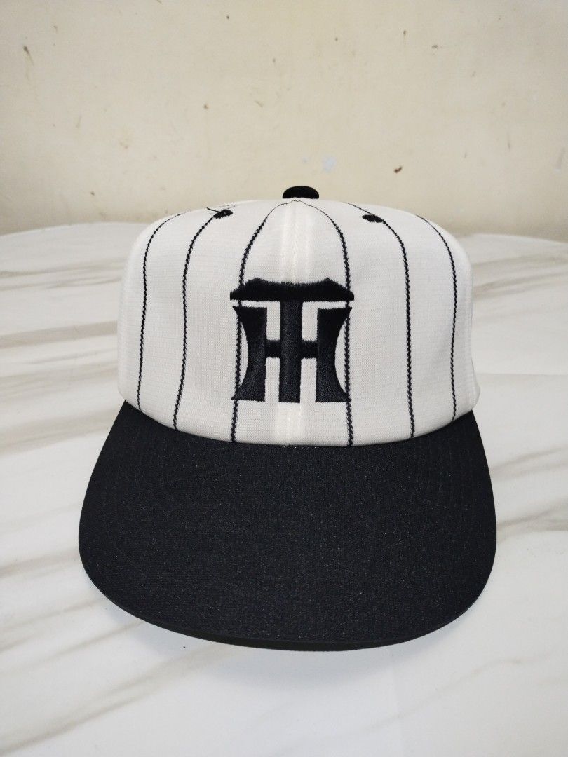 Vintage Hanshin Tigers Pinstripe Cap Men s Fashion Watches Accessories Caps Hats on Carousell