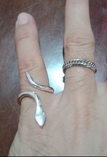 Vintage Snake Silver Ring