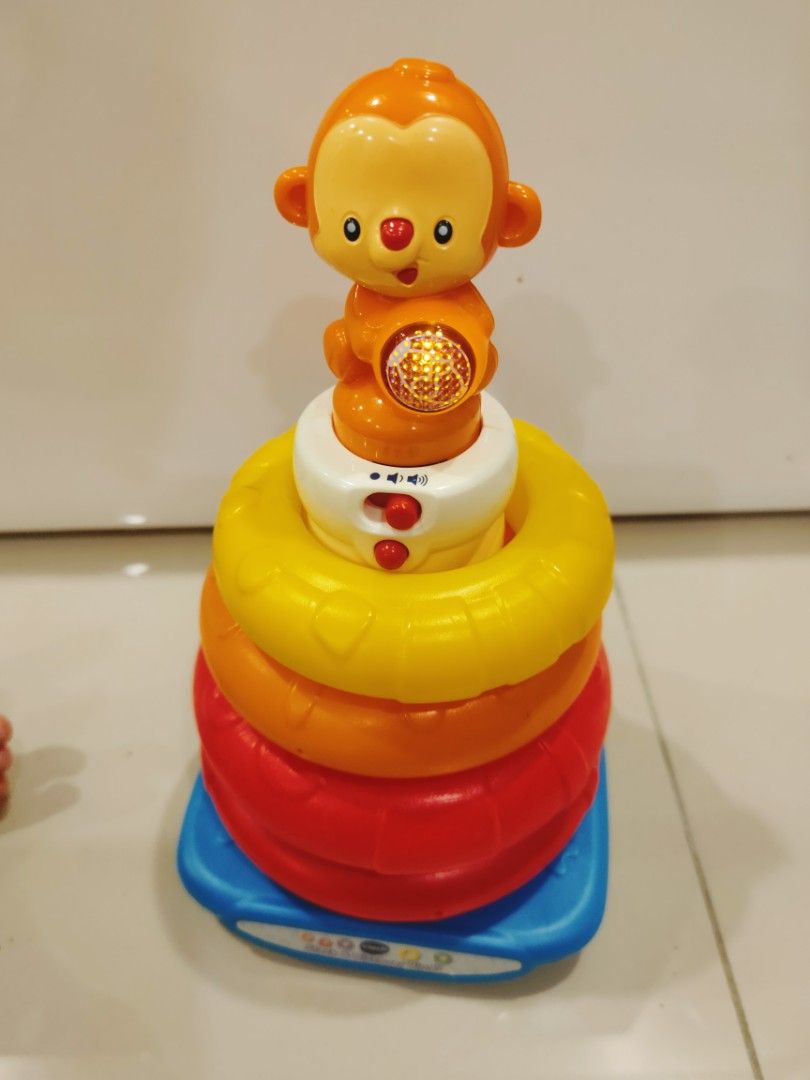 Stack And Sing Rings Vtech Stack n sing ring, Babies & Kids, Infant Playtime on Carousell