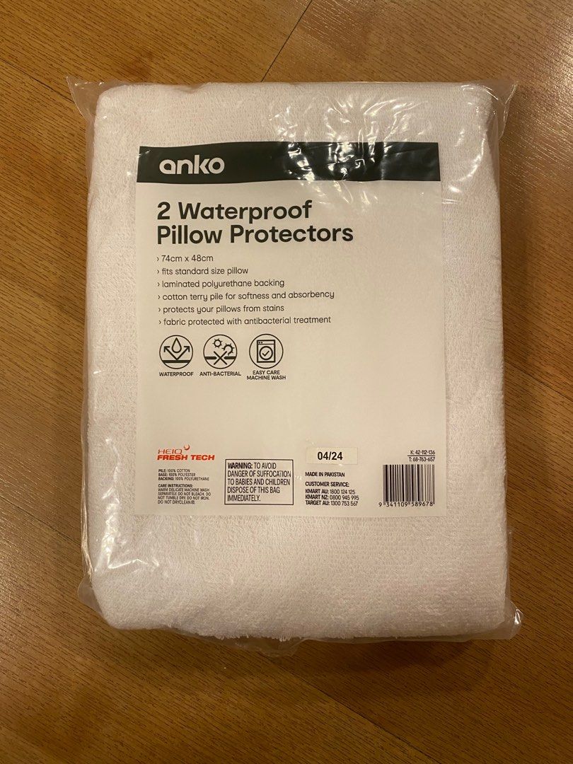 Kmart waterproof pillow protector outlet